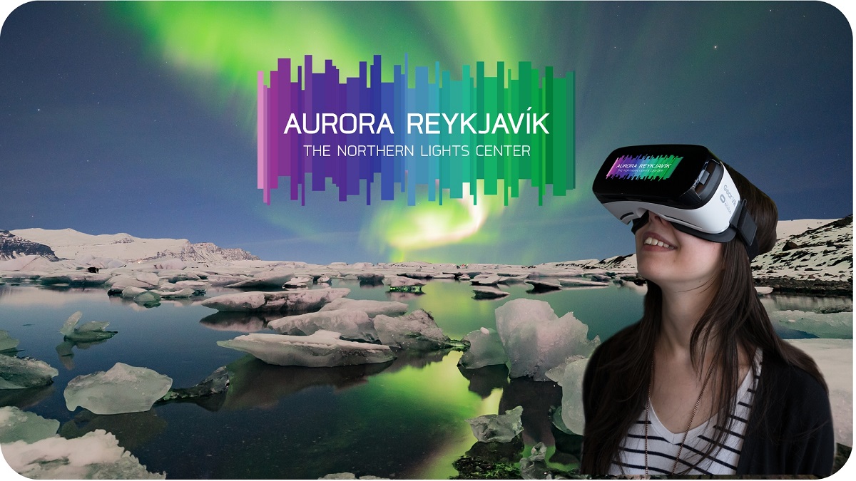 Noorderlicht Center Reykjavik logo met VR experience.